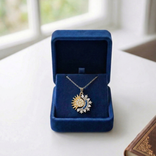Collar Sol y Luna Magnético